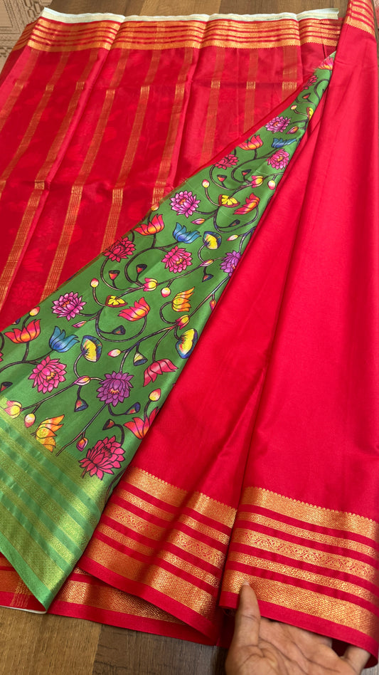 Mysore Crape - Floral Blouse - VARAHI001